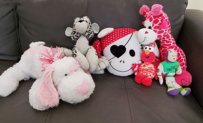 Assorted stuffed animals