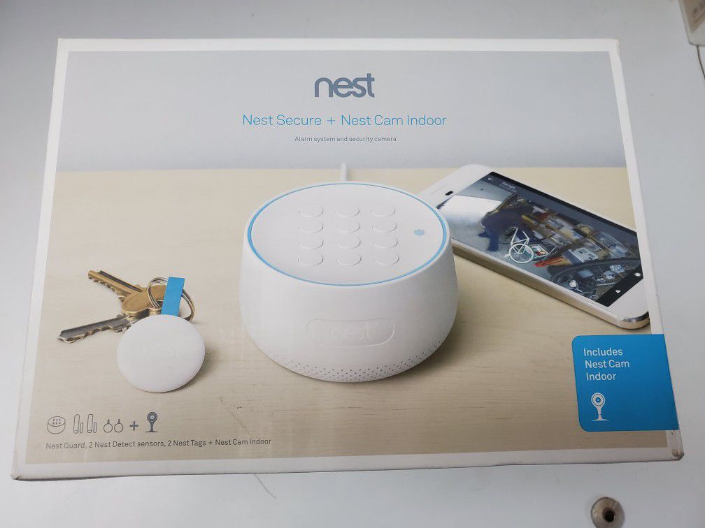 Nest secure system with nest camera