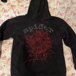 rhinestone sp5der hoodie