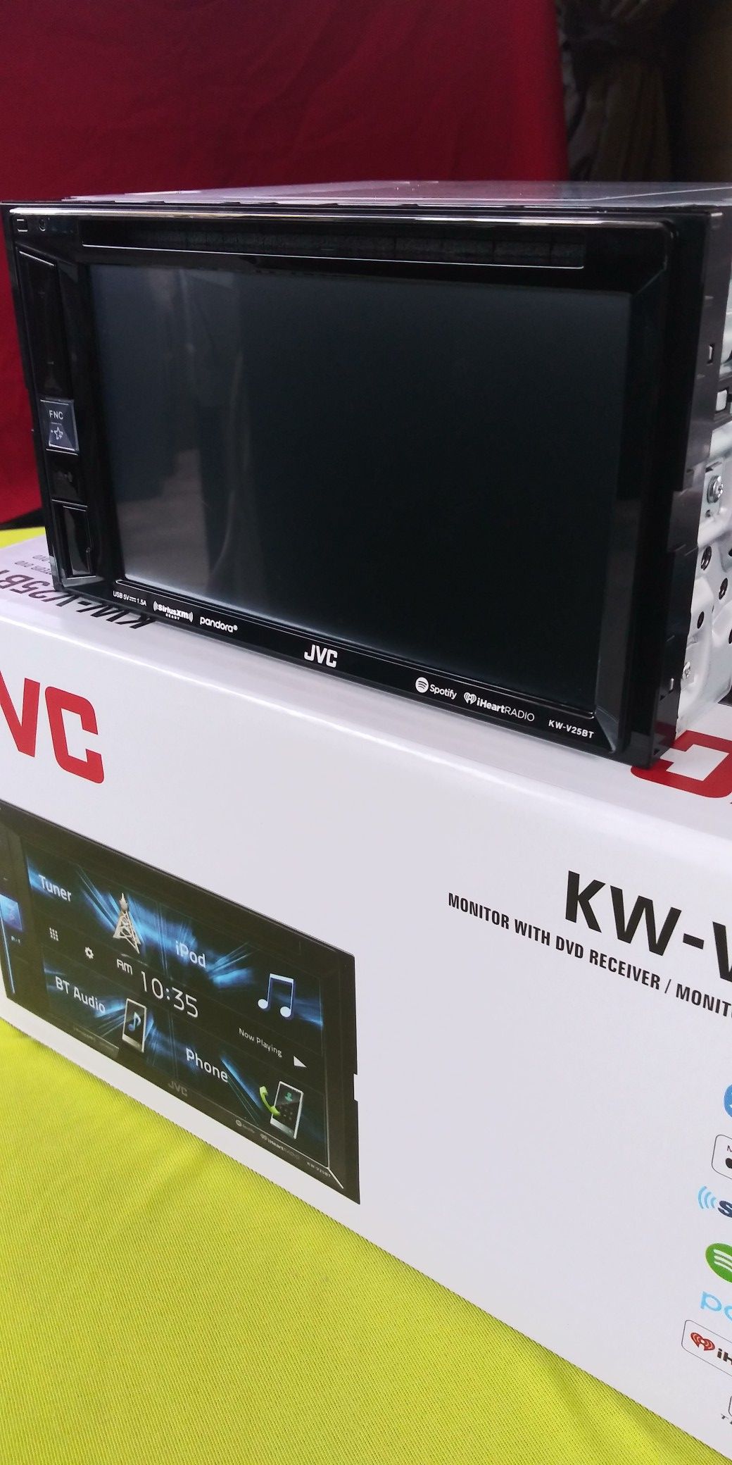 JVC double DIN car stereo