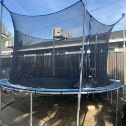 Blue Trampoline 