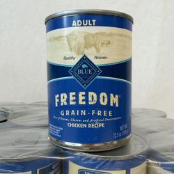 Blue Freedom Adult Canned Dog Food Chicken - 12 Cans