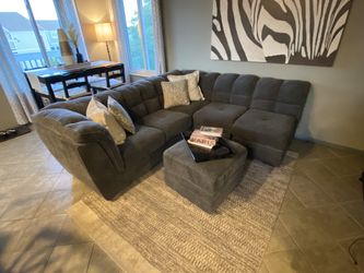 Modular Gray Couch