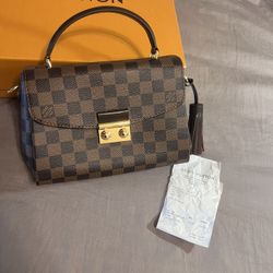 Louis Vuitton Damier Ebene Croisette - New 