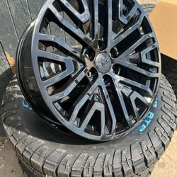 New 22” Black GMC Wheels 22 Denali Rims 6 lug will fit Chevy Silverado Tahoe GM Sierra Yukon Denali factory original stock take offs pull Off Oem Rine