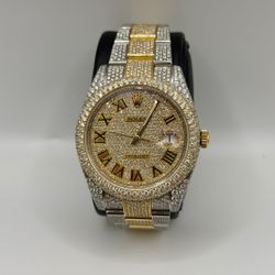 Rolex Datejust II 41MM 116333 — fully iced $23000