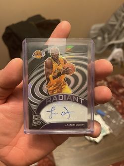 Lamar Odom Jersey Card Lakers