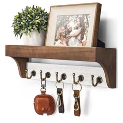 Rebee Vision Key Holder for Wall with Shelf