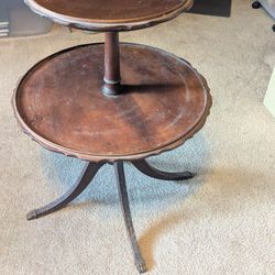 Vintage Round Side Table 
