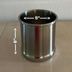 Stainless Steel Ice Container Size 6” X 5”