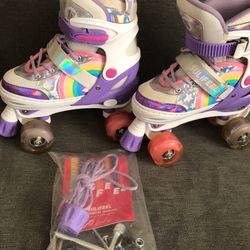 KIDS LIGHTUP INLINE ROLLER SKATES