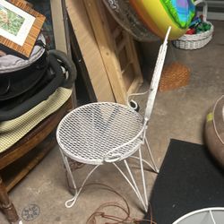 Rod Iron Ice Cream Parlor Chair 