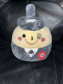Disney Squishmallow Mayor Nightmare Before Christmas 2-Faced Plush Toy 12in
