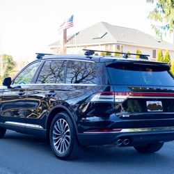 Lincoln Aviator Roof Rack, Cross Bars, Rooftop Crossbars, Luggage Carrier, 2 Pieces, 165 Pounds, Black