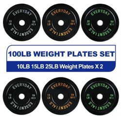 Bumper Plates Weights (100lb)