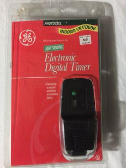 Light photo eye timer