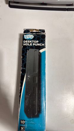 Desktop hole puncher
