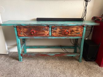Rustic Pine Entry Way Table