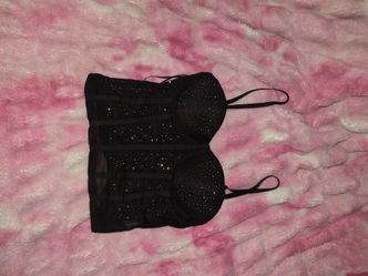 Black sparkly top