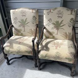 Woodmark Old Florida Look  19th-century French-inspired armchairs