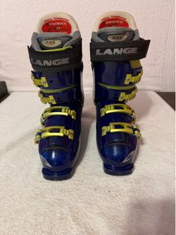 Lance Banshee Ocean Blue Ski Boots Size 7