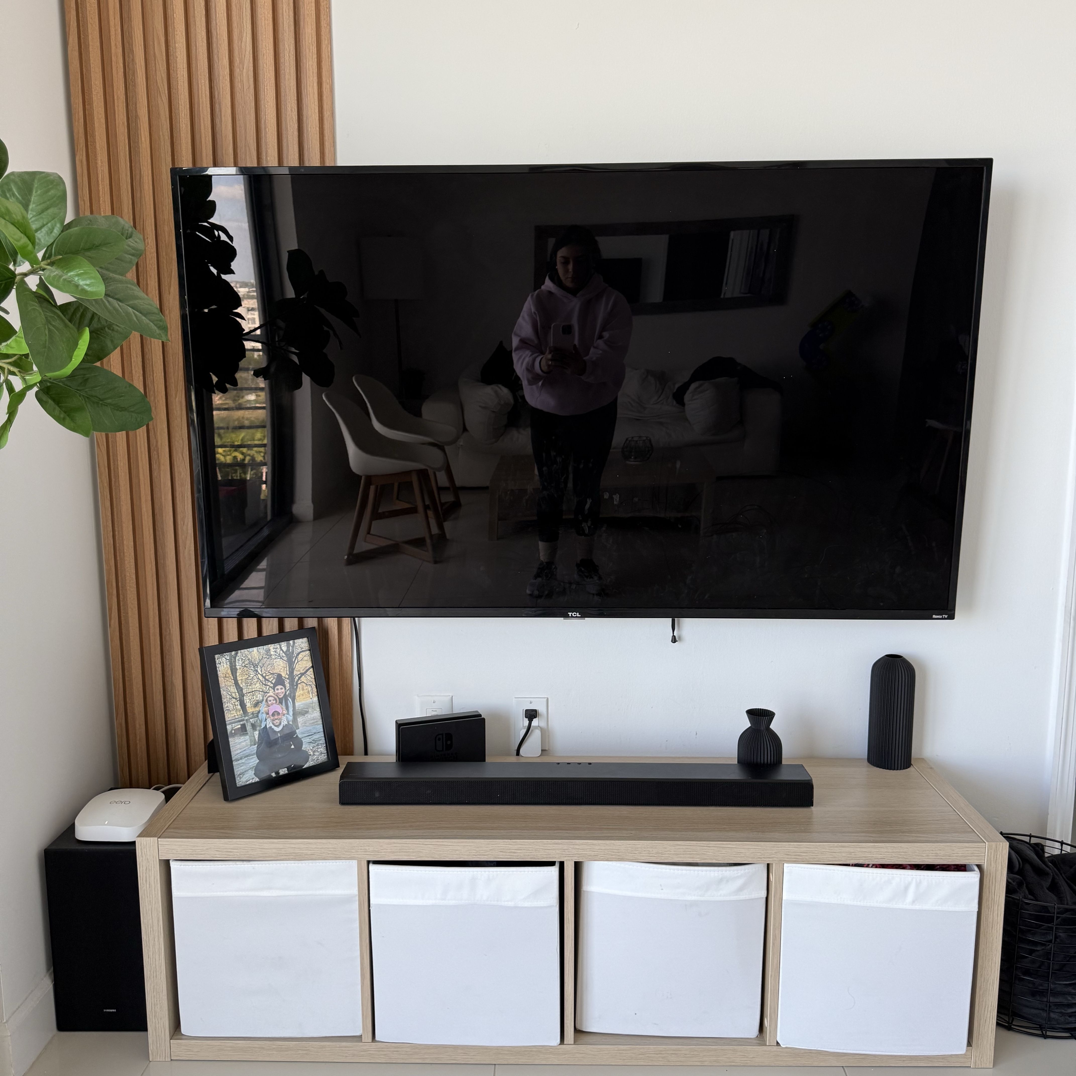 Wall Mounted Flat Screen TV