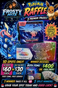 Pokemon Raffle!!! (SPC + ETB or $400 Cash)