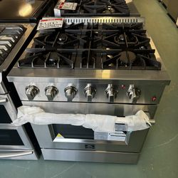 New Slide In Gas Stove (dual Fuel-220 Volt) 20% Off