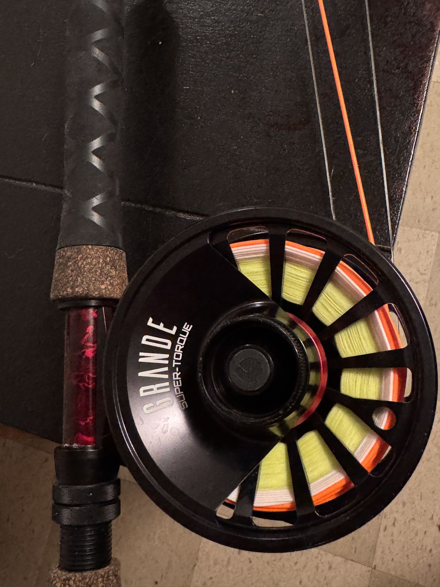 8wt fly Fishing rod And Reel Setup