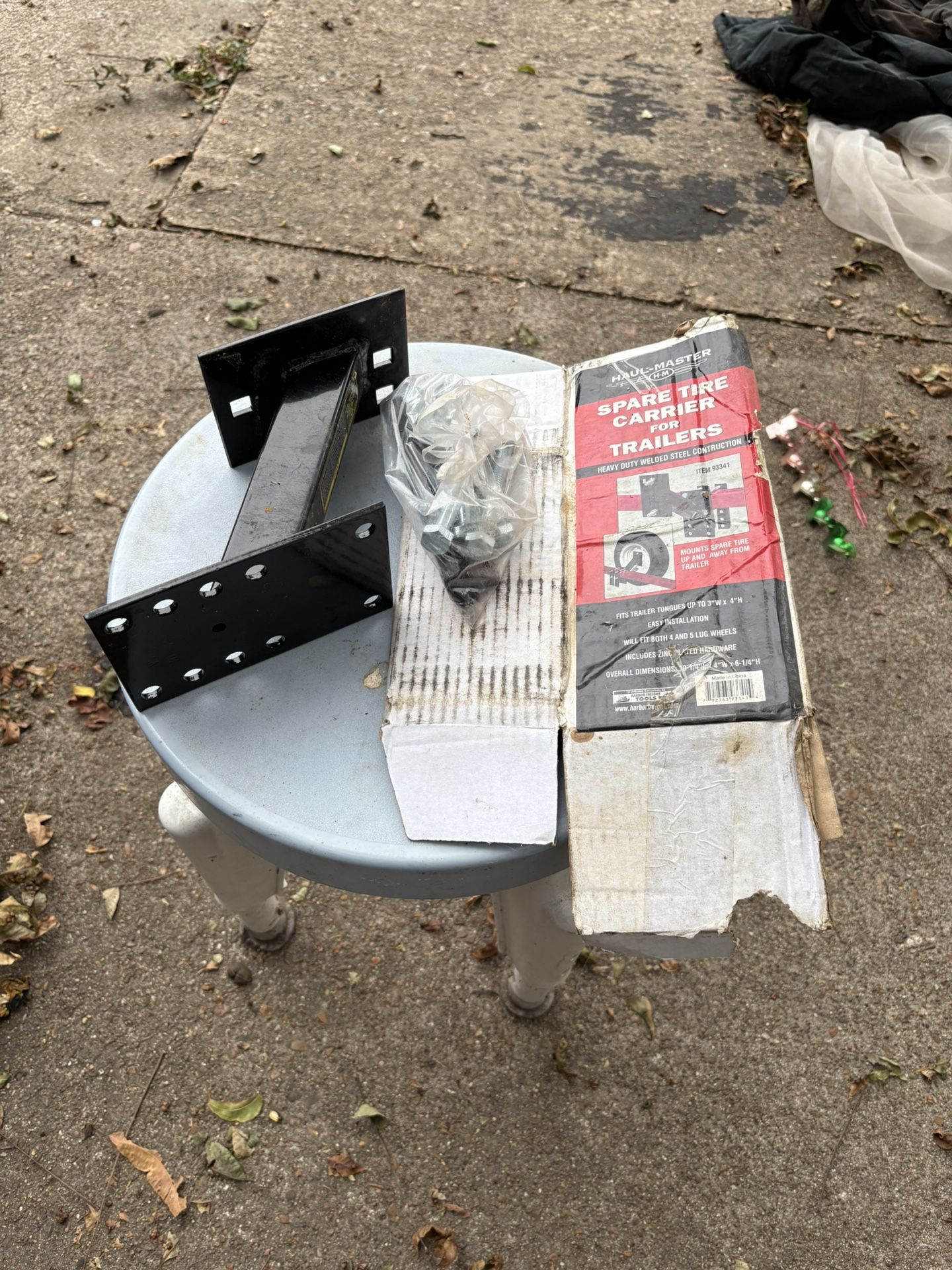 Spare Tire Bracket For Trailer Mount