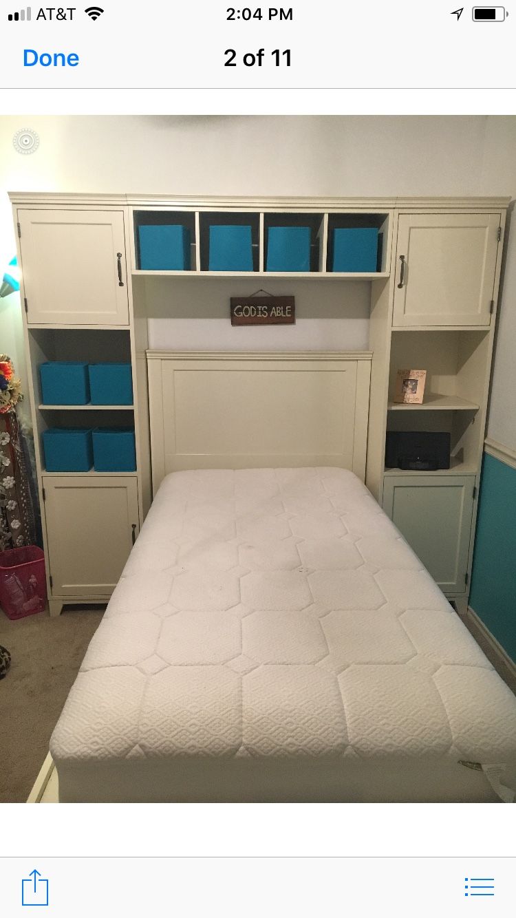 Pottery Barn Teen TWIN Hampton Storage Bed Super Set 2.0