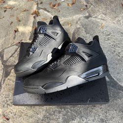 Size 6Y, 10.5M, 12M, 13M - Jordan 4 Retro Black Cat
