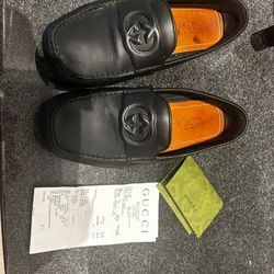 Classic Gucci  Leather Moccasins Loafers
