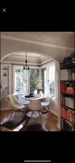 4 Mcm Herman Miller eames style chairs