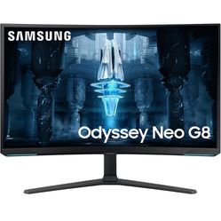 2022 Samsung 32" Odyssey Neo G8 4K UHD 240Hz 1ms G-Sync 1000R Curved Gaming Monitor, Quantum HDR2000, AMD FreeSync Premium Pro, Ultrawide Game View, D
