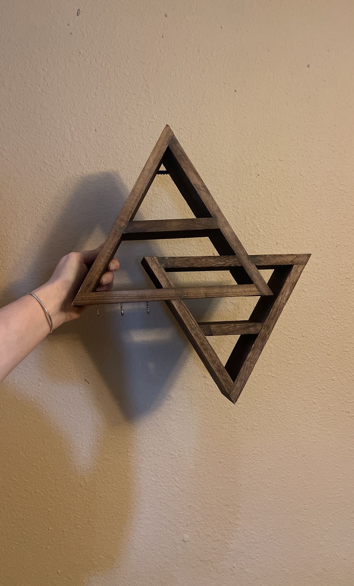 Triangular Crystal Shelf