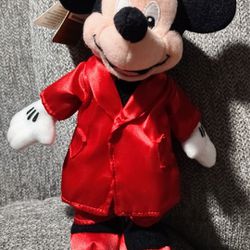 Disney Store Pajama Mickey 8" Plush