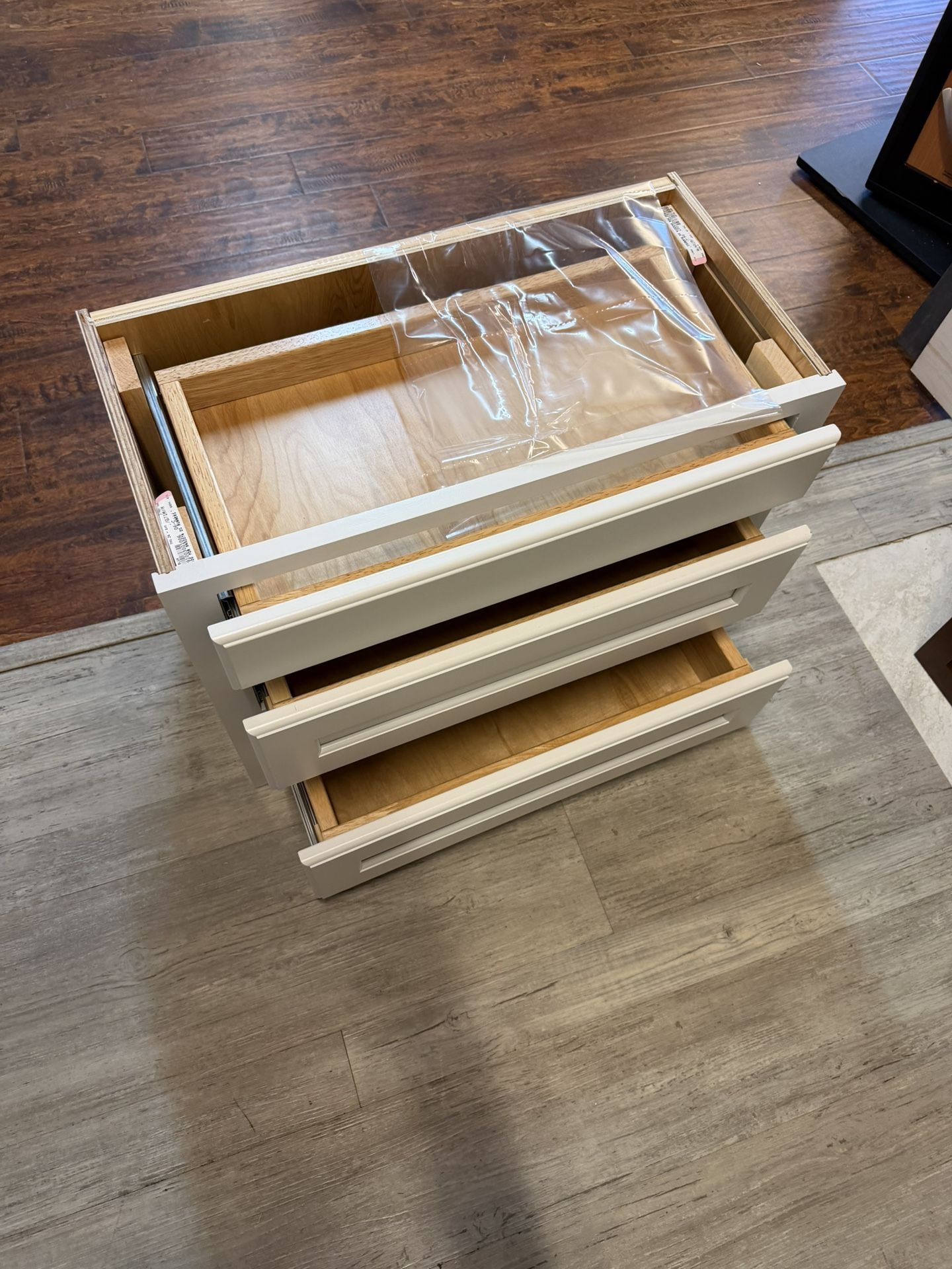 NEW DOVE WHITE W241218 Drawers Plywood