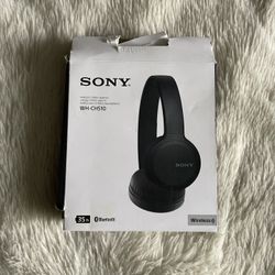 Sony Wireless Headphones WH-CH510: Wireless Bluetooth On-Ear Headset with Mic