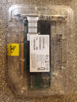Brand New Mellanox MCX653105A-ECAT ConnectX-6 EDR/HDR 100 GB Ethernet Adapter.