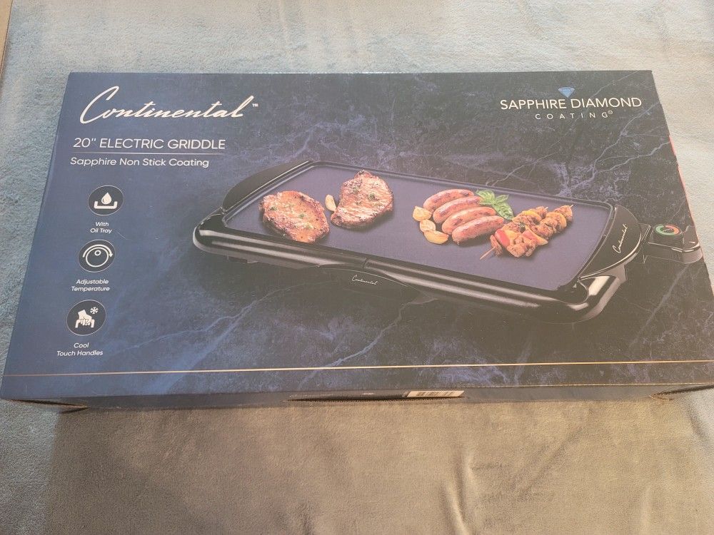 NEW Continental 20 Inch Electric Griddle 