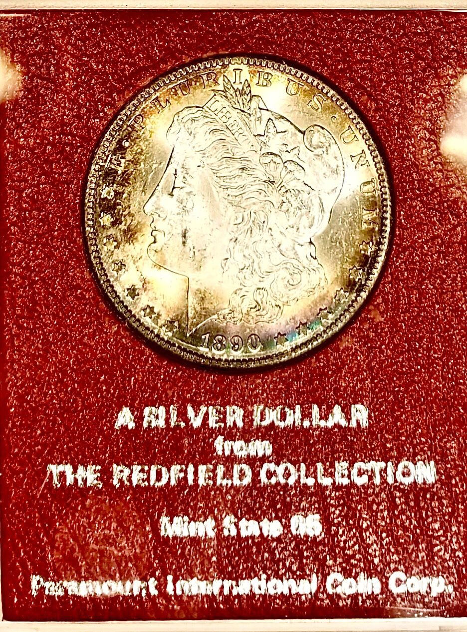 1890 s Morgan Silver Dollar Mint State Graded