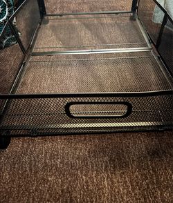 Two Metal Under-bed  Storage