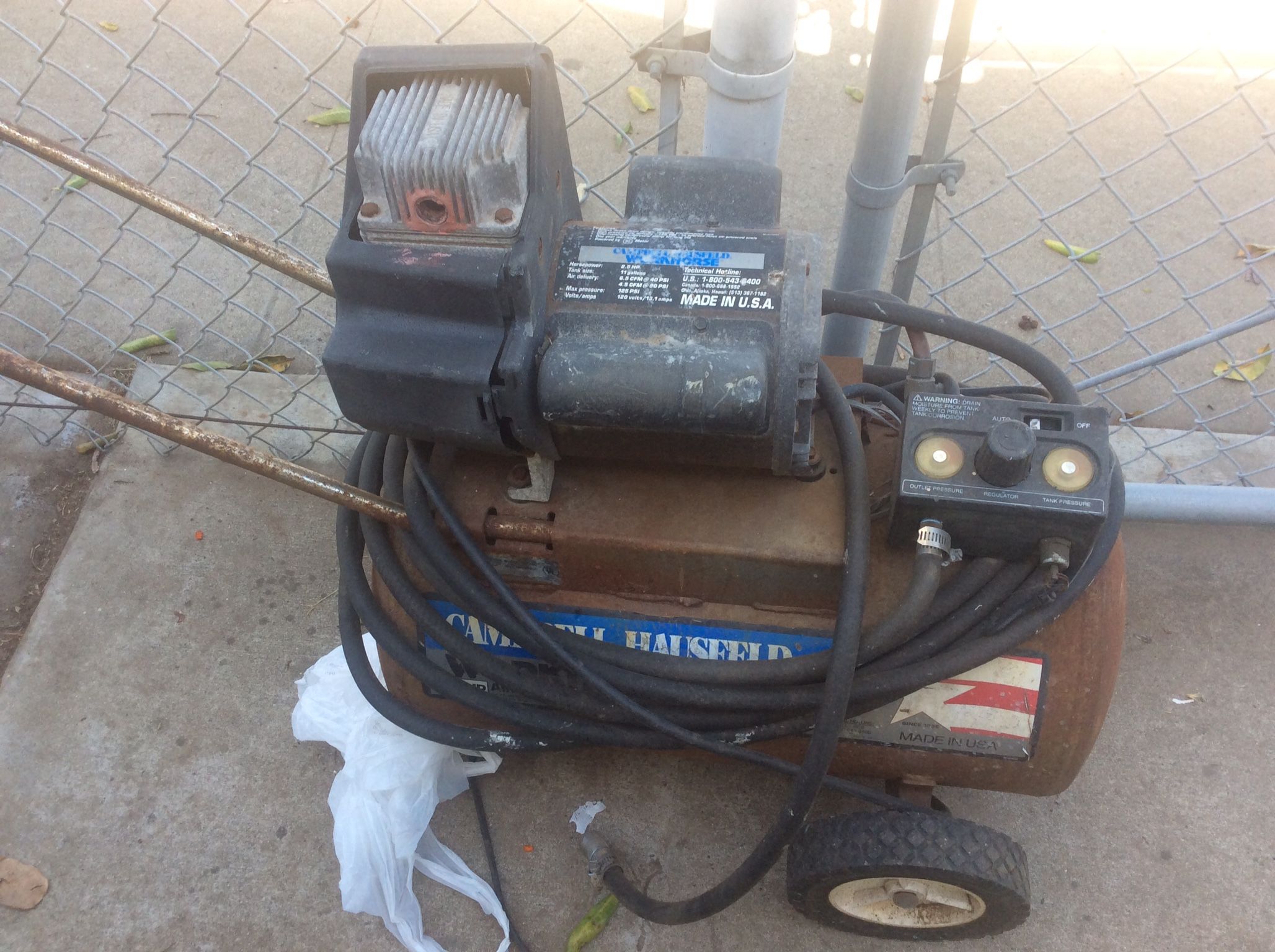 Campbell Hausfel Air Compressor 35.00