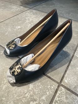 Tory Burch Wedge Shoes Size 8
