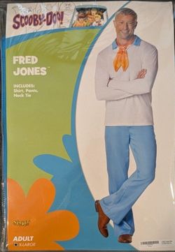 Men's XL Fred Jones (From Scooby-Doo!)