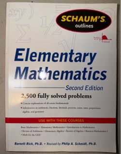 Schaum's Outlines Elementary Mathematics Second Edition