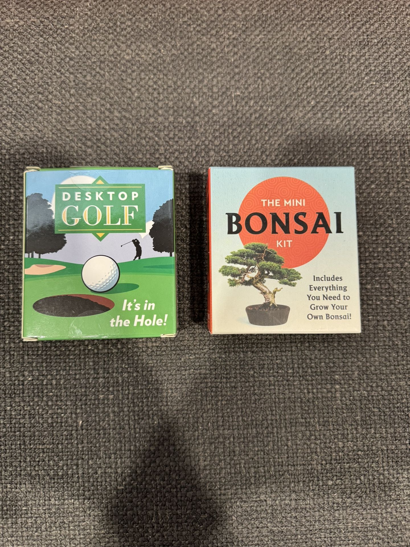 Desktop Golf and Mini Bonsai Tree Kits