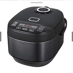 Crux 20 Cup Induction Rice  Cooker, Multi -Cooker ,Food  Steamer , Slow Cooker ,Stewpot Easy One-Pot Healthy Meals, Dishwasher Safe Non-Stuck Bowl, Bl