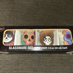 Disney Coco Set Of 4 Shot Glasses